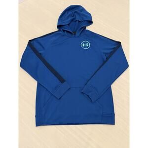Under Armour Youth Hoodie Size YXL Blue Hoodie Pullover Athletic Casual